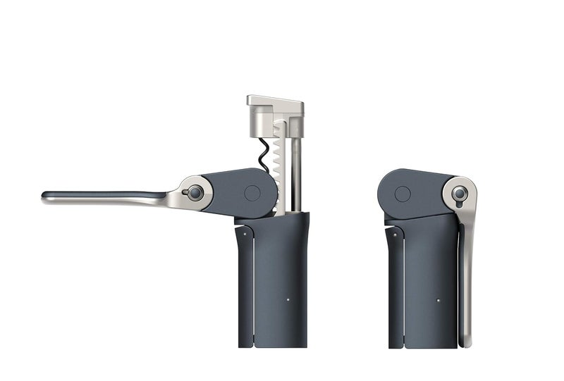 Joseph Joseph Joseph Joseph Bar Wise Compact Lever Corkscrew Blue  - Image 2