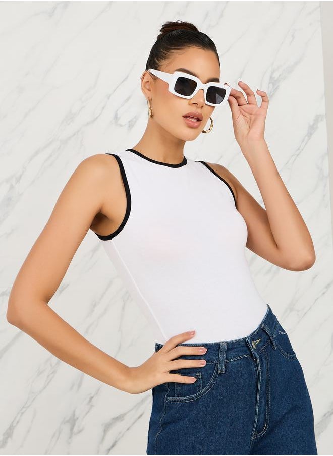 Styli - Fitted Contrast Trim Tank - Image 1