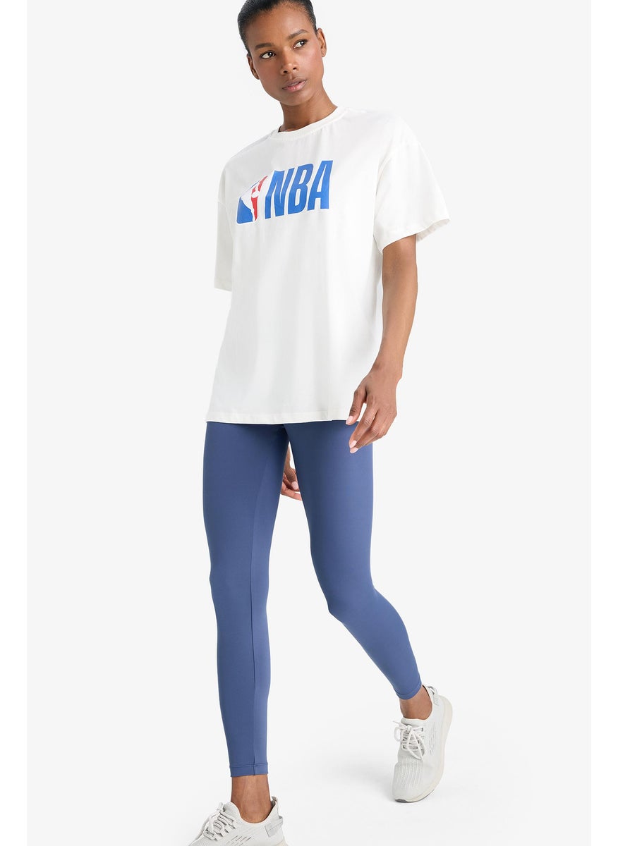 DeFacto Woman Oversize Fit NBA Licensed Crew Neck Printed Short Sleeve T Shirt  - Image 3
