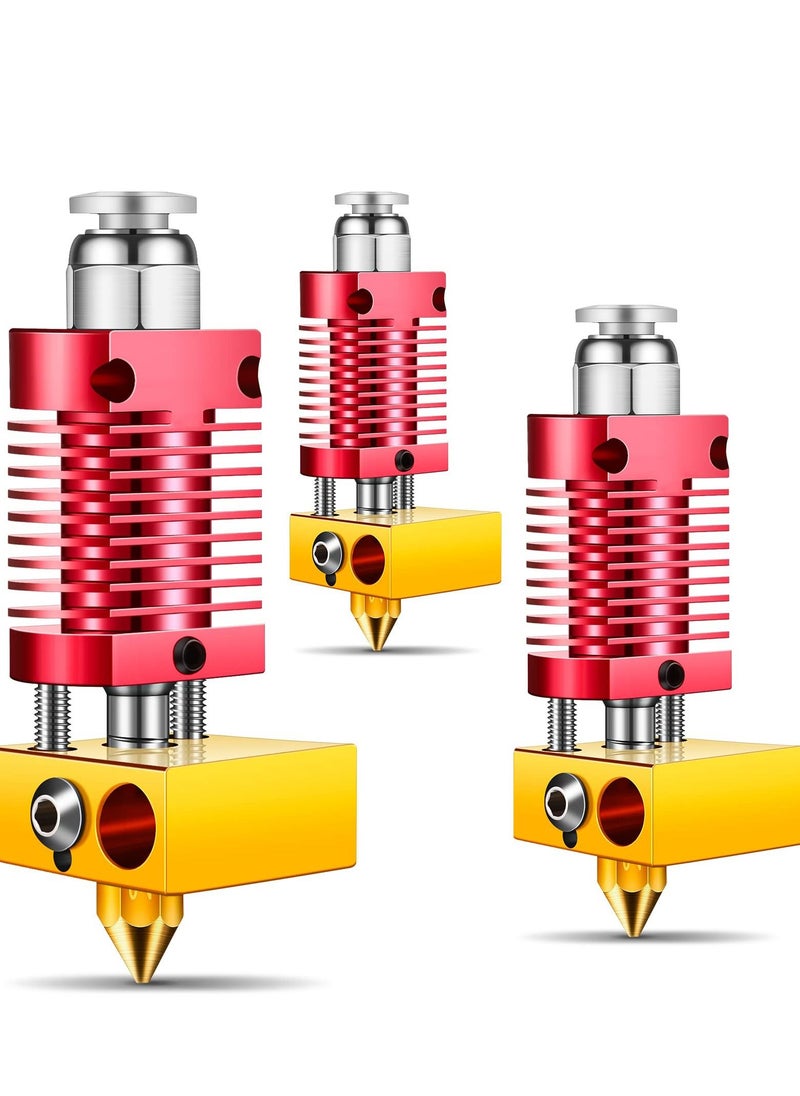 Excefore - Metal Hotend 3D Printer Nozzles, Hardened Steel Tool High Temperature Pointed Wear, Resistant with CR-10 / CR10 / CR10S / Ender 2 / Ender 3 Ender 5 Printers - Image 1