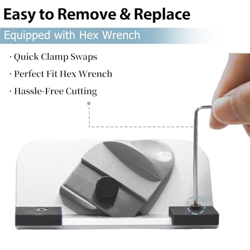 Sumglicie Bevel Mat Cutter Retractable Blade, Portable 45° Push-Style Handheld Mat Board Cutter, Adjustable Blade Depth for DIY Picture Framing, Artwork, Custom Mat Boards, with 5 Blades and Hex Wrench - Image 3