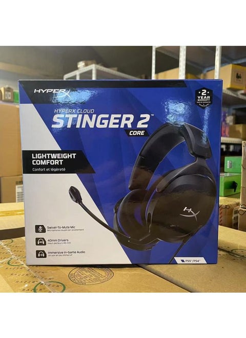 HyperX Stinger Core Extremely Unknown Stinger 2 Smart Gaming Headset PS Headset XBOX-Color:Stinger Smart 2 Ps (black)