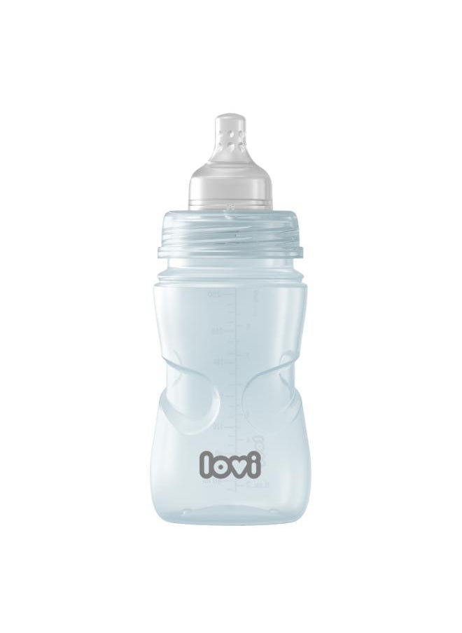 lovi Trends bottle 250ml with teat 3+m-GREEN  - Image 1