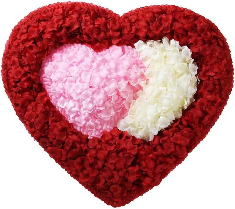 CODE FLORIST كود فلوريست 2200 قطعة بتلات ورد حريري لديكورات الزفاف (وردي فاتح) - Image 3