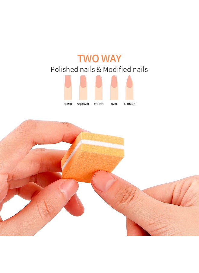 brunson - 50 Pieces Nail Buffer Block And Shine Kit - 2WNBR - Image 1