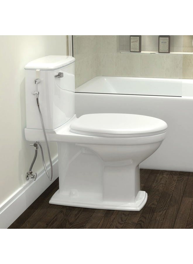 Brondell Hand Held Bidet Sprayer for Toilet: CleanSpa Advanced Bidet Attachment with Precision Pressure Control Jet Spray - Ergonomic Handheld Bidet for Toilet - Toilet Water Sprayer and Hose Set - Image 5