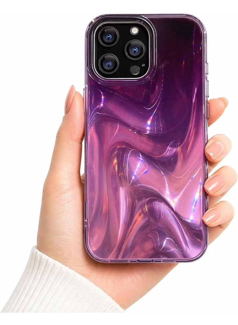 Ecosystem Luxury Case for iPhone 16 Pro Max Shockproof Protective Cover, Stylish Iridescent Design, Camera Protection, Lightweight Slim Case - Image 1