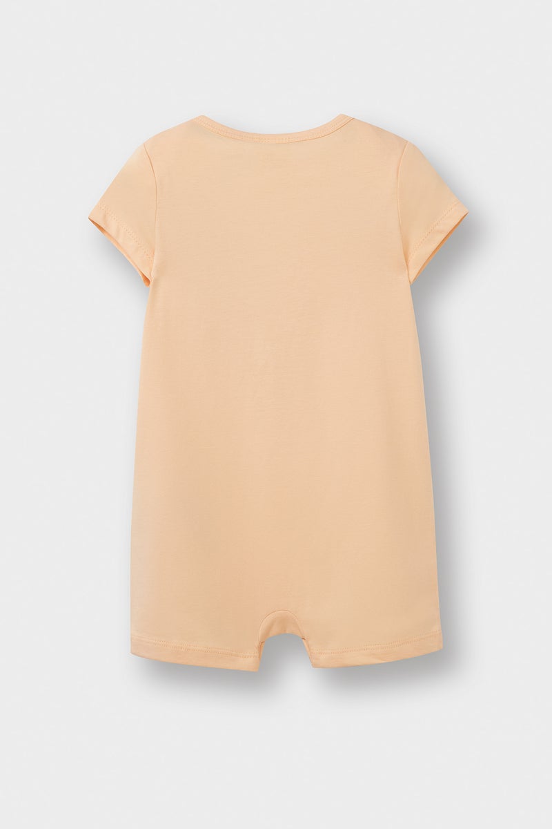 DeFacto Pink BabyBoy Baby Boy Newborn Animal Patterned Cotton 2 Piece Jumpsuit Casual - Image 5