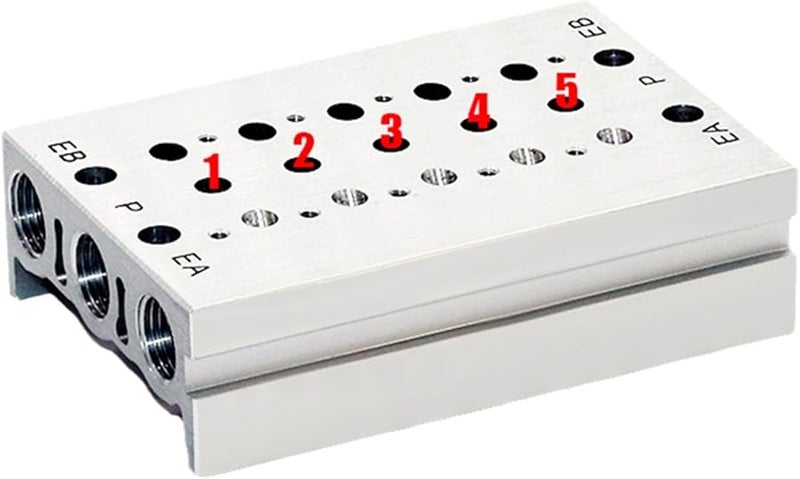 Solenoid Valve Manifold 6 Combinations Size SS5Y3 20 - Image 4