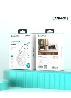 Admos ADMOS 5000mah Dual Lightning Type-C Power Bank  - Image 2