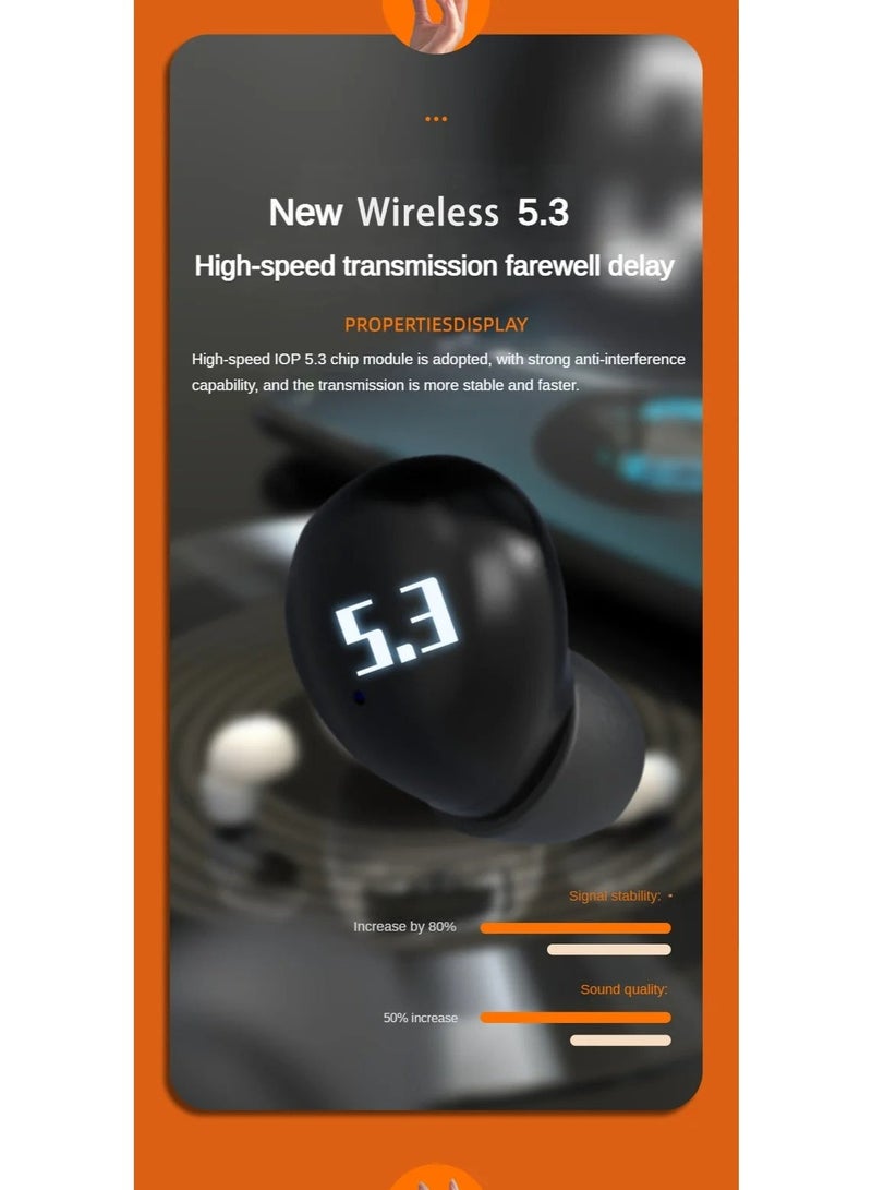 Mini portable in ear long endurance dual ear ultra-high frequency gaming noise reduction wireless Bluetooth earphones - Image 4