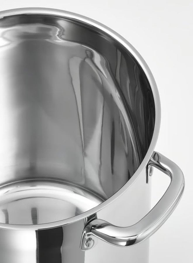 STORK 365+ Pot with Lid, Stainless Steel, 15 L, 29 cm Diameter, Oven-Safe, Compatible with All Hobs Including Induction - Image 2
