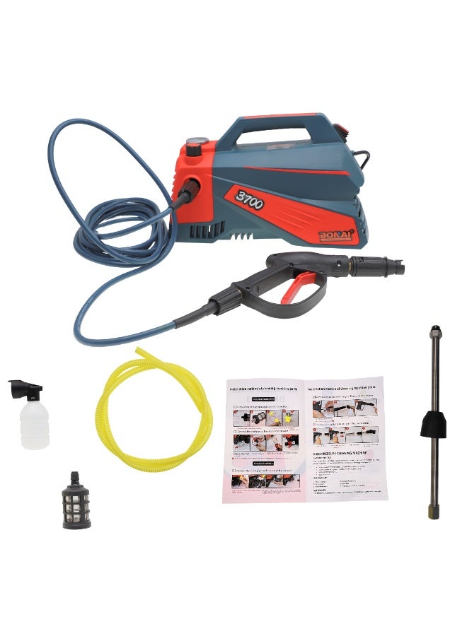 BONAI 3700W High-Power Pressure Washer – Portable Electric Jet Cleaner with 10L/min Flow, 220V, Adjustable Spray Gun & Analog Pressure Gauge for Car, Patio, Garden & Driveway - Image 1