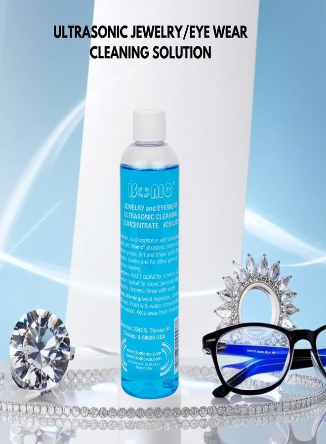 iSONIC محلول تنظيف المجوهرات/النظارات بالموجات فوق الصوتية iSonic CSGJ01-8OZx1 مركز، أزرق - Image 3