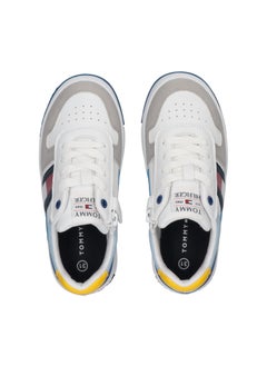 TOMMY HILFIGER Kids Lace Up Low Top Sneakers  - Image 3