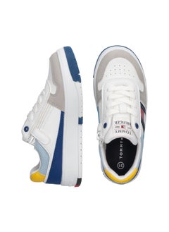 TOMMY HILFIGER Kids Lace Up Low Top Sneakers  - Image 4