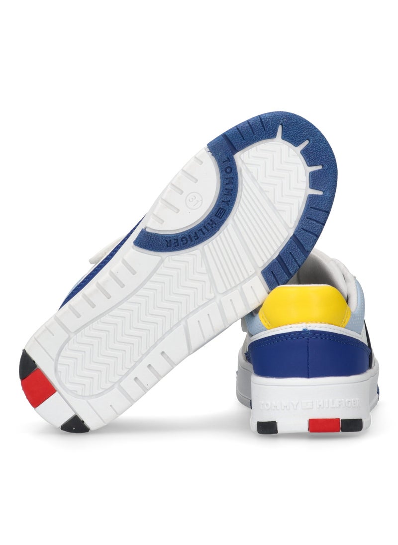 TOMMY HILFIGER - Kids Lace Up Low Top Sneakers - Image 1