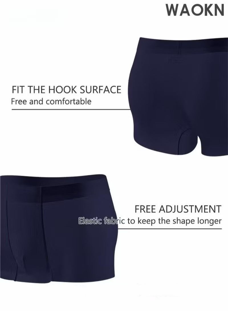WAOKN 3 Pack of Briefs New Skin friendly Soft Men Underwear briefs Breathable and Comfortable Fashion Anti-Chafing  Ice Silk Refreshing Silky Lightweight Breathable Seamless Youth for Men Summer - Image 2