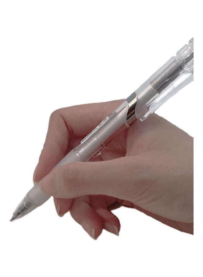 M.G Chenguang (M&G) Stationery K35 Retractable Gel Pen, 0.5Mm Black, St Tip, Stylish Quick-Drying Signature Pen, Practical Student Exam Writing Pen, 4-Pack, Agpk3568 - Image 1