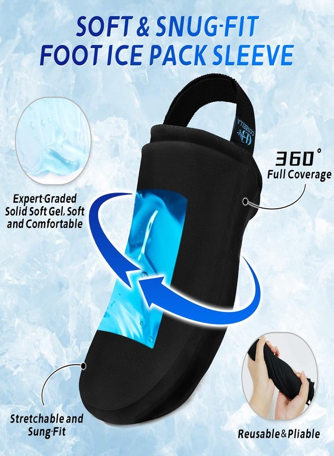 Conbella Foot Toes Ice Pack Wrap – Wearable Forefoot Gel Ice Pack with Strap for Broken Toes, Surgery Recovery, Gout & Plantar Fasciitis, Hot and Cold Therapy Reusable Adjustable - Image 3