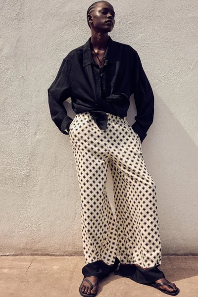 H&M Wide pull-on trousers