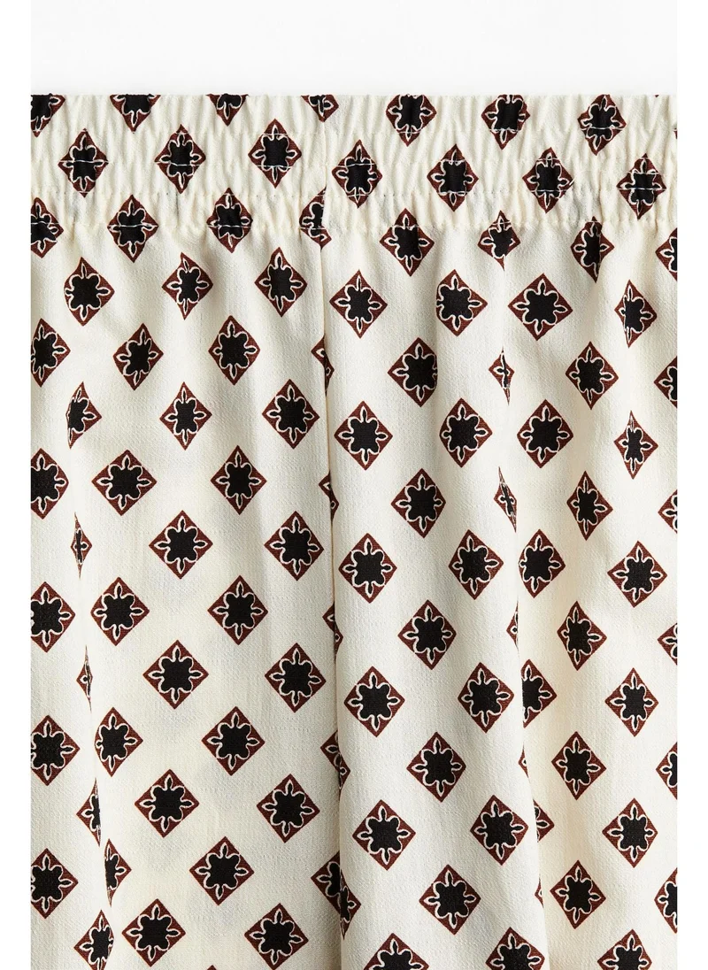 اتش اند ام Wide pull-on trousers