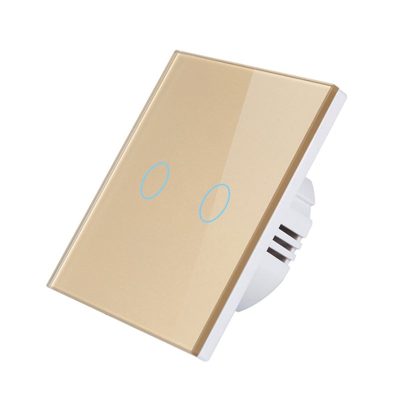Wi-Fi Smart Switch Light Switch Voice Control, Remote Control, RF433, Touch Control Compatible with Google Home Schedule, Timer, Countdown No Neutral& Hub Required - Image 1