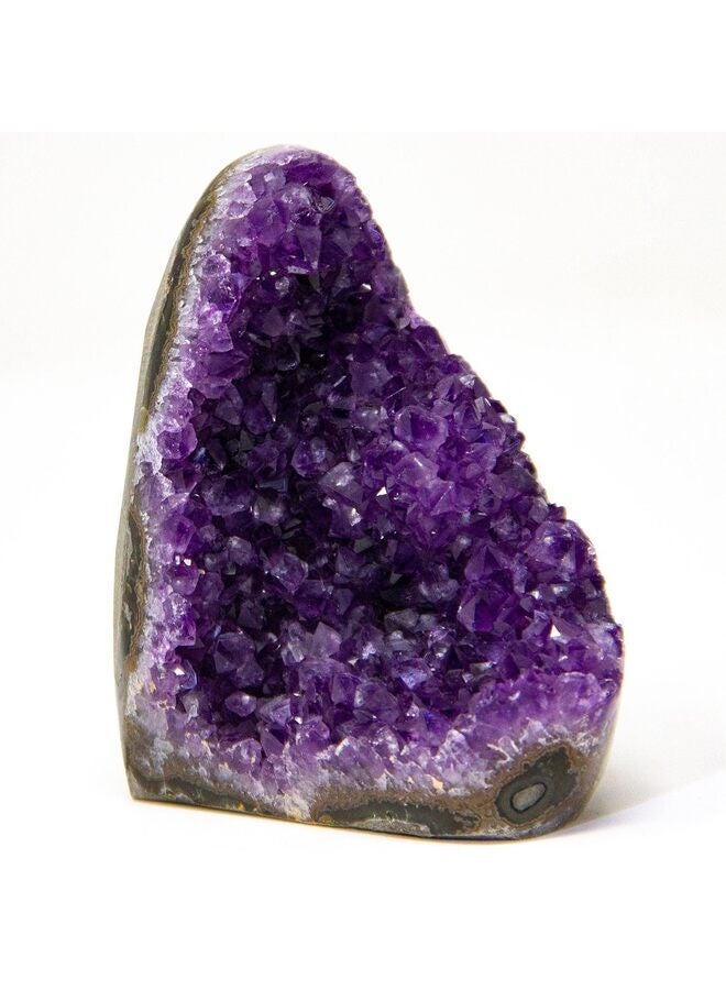 Premium Amethyst Geode Stone Cluster Each Piece is Unique and Natural Real Raw Geode Healing Crystal Rock from Uruguay Deep Purple Decoration - Image 1