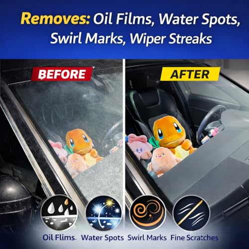 SafeCope 3.3oz (100ml) Cerium Oxide Glass Polishing Liquid – Deep Cleaning & Removes Wiper Marks, Swirls, Water Spots & Windshield Cleaner & Remover for Minor Glass Scratches （Shake Well Before use） - Image 3