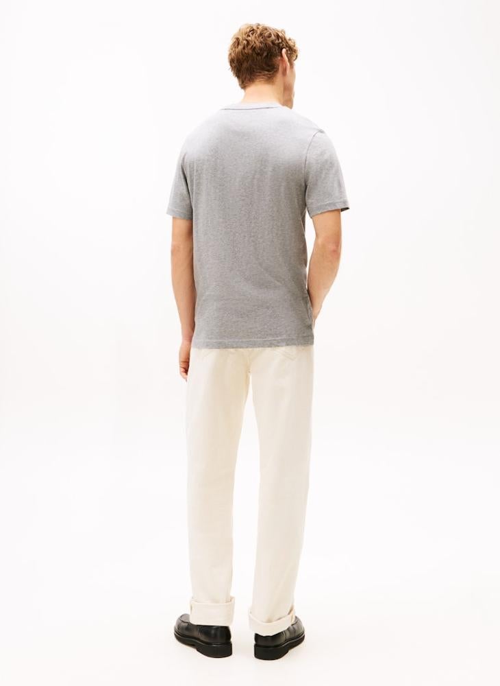 تومي هيلفيغر تيشيرت بياقة دائرية وشعار - Image 2