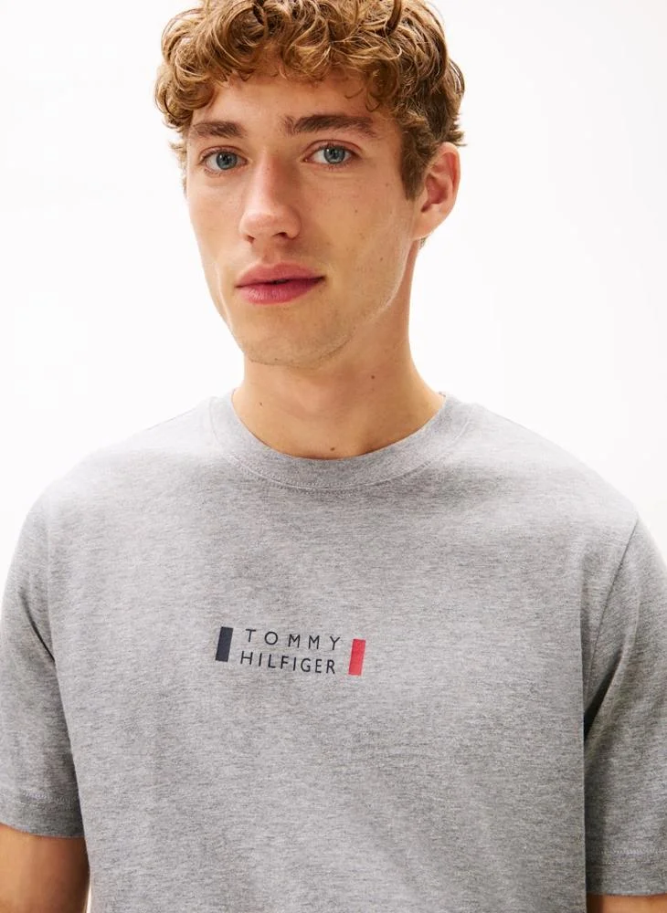 TOMMY HILFIGER  Logo Crew Neck T-Shirt for Men | Best Price UAE