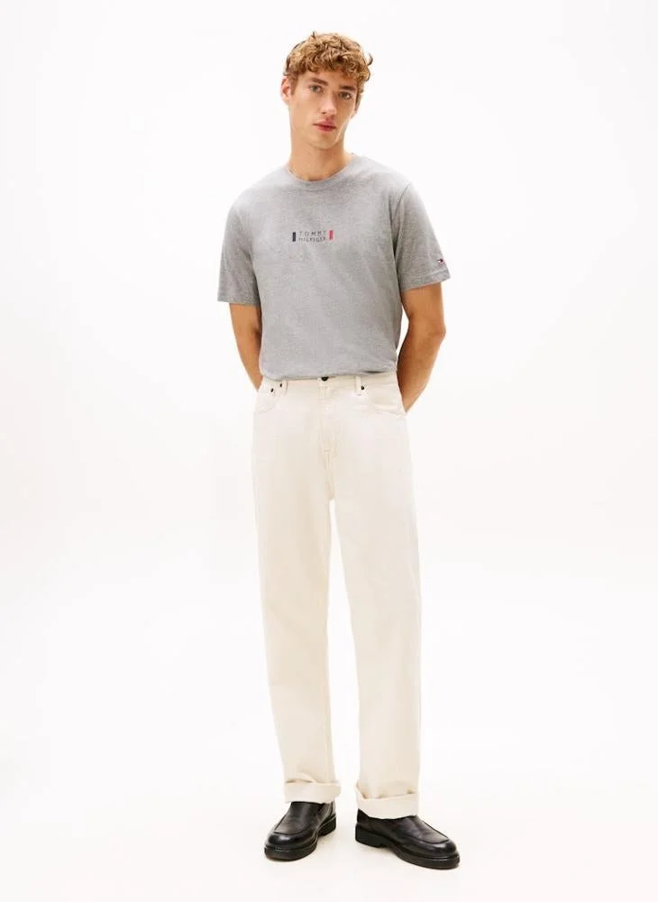 TOMMY HILFIGER  Logo Crew Neck T-Shirt for Men | Best Price UAE