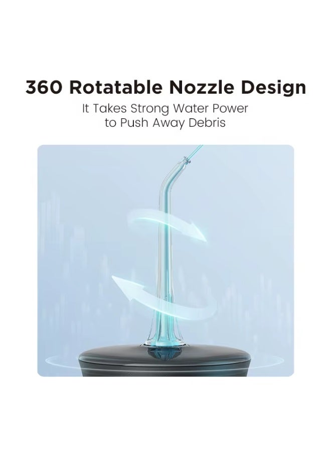 Bitvae 5 Modes Water Flossers for Teeth - Cordless Water Dental Flosser Teeth Picks for Travel with 6 Jet Tips, 5 Modes 5 intensities, IPX7 Waterproof Portable & Rechargeable Oral Irrigator Cleaner - Image 4