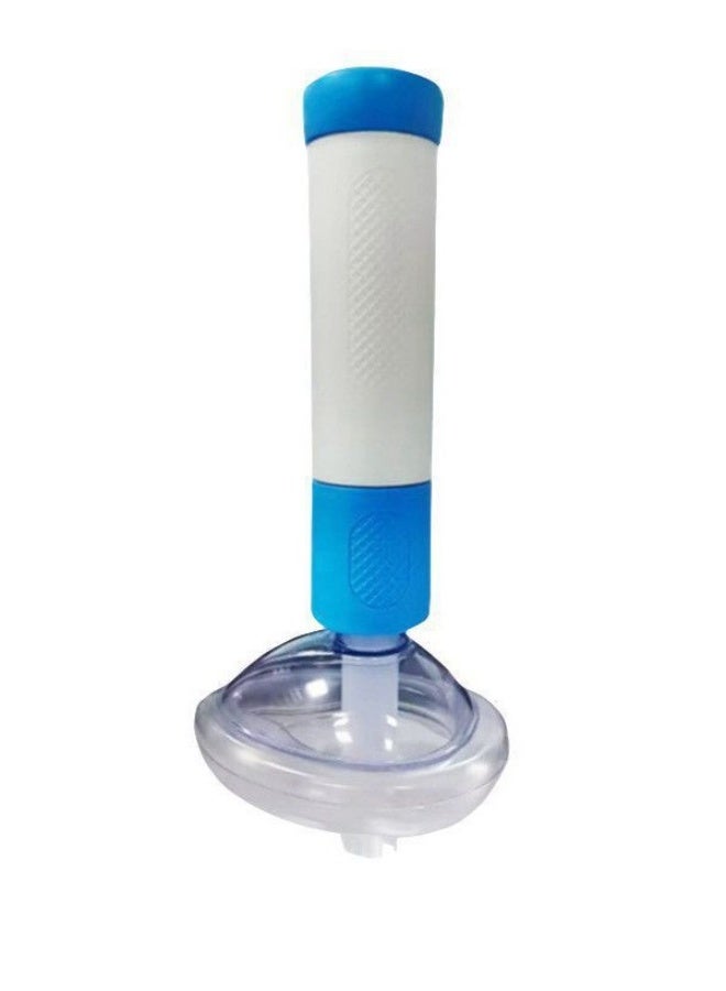 Child and Adult Choking Rescue Device with 1 Large and 1 Small Mask Breathing Trainer Portable Emergency Choking Device Heart-Lung Device