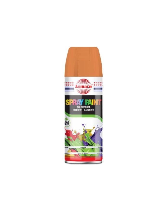 Asmaco Spray Paint - Fluo Orange Yellow - 400 Ml - Set of 01