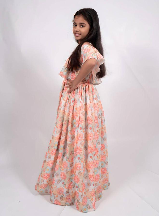 مايثيلي فستان ماكسي ميثيلي مطبوع بكتف مكشوف - - Image 3