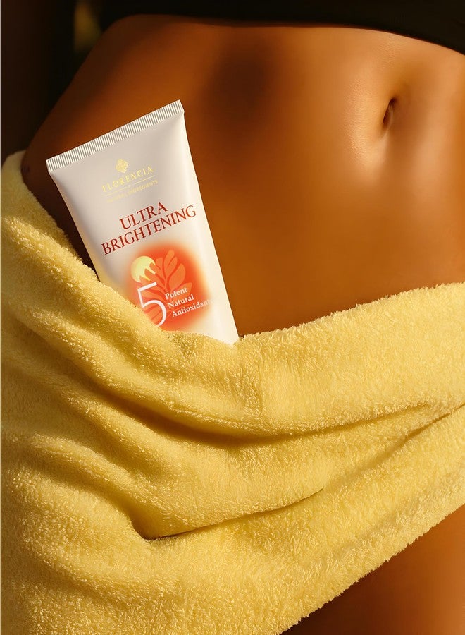 FLORENCIA Ultra Brightening Body Scrub with Polished Rice & 5 Natural Antioxidants | Rich Botanical Ritual for Deep Exfoliation, Tan Removal & Radiant Skin | Clean,Toxin Free Formula - Image 4