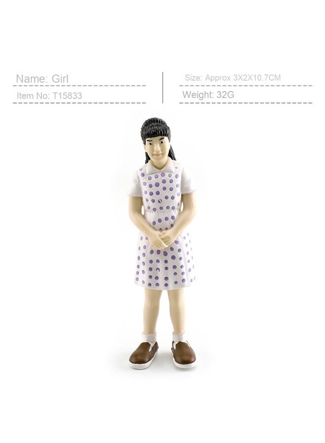 NIBEMINENT Realistic Figurine Model - Family Members Static Decoration Toy