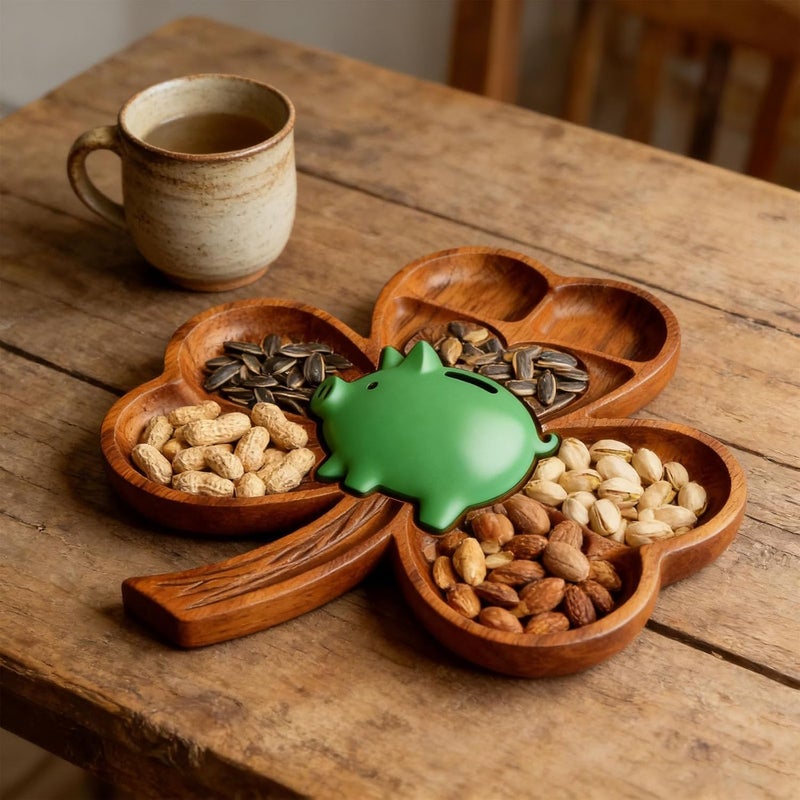 Stylish Farm Cheese Tray Sturdy Platter Decorative Serving Dish Great for Family Occasions and Camping Elegant Appetizer Platter - Image 3