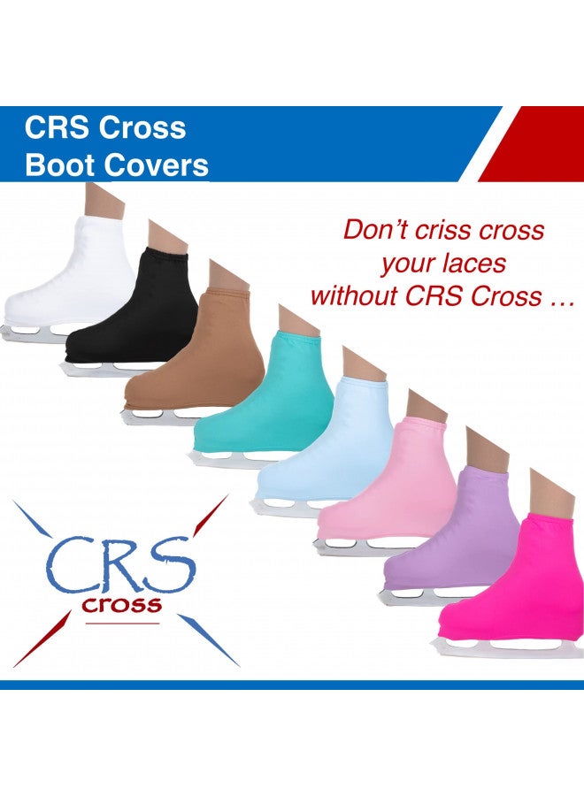 CRS Cross CRS Cross Boot Covers for Skates Lycra Skate Covers. Protect and be Performance Ready for Figure Skating, Ice Skating, Roller Skates. (Black, Adult) - Image 4