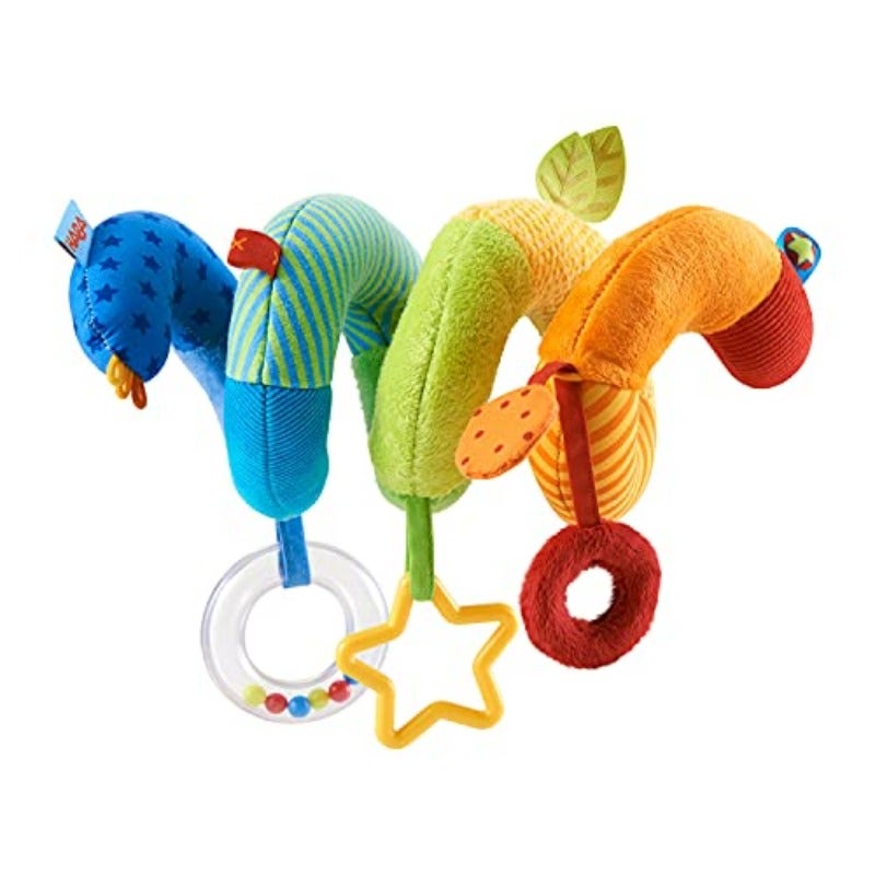 Rainbow Activity Spiral Car Set and Stroller Toy - Image 1