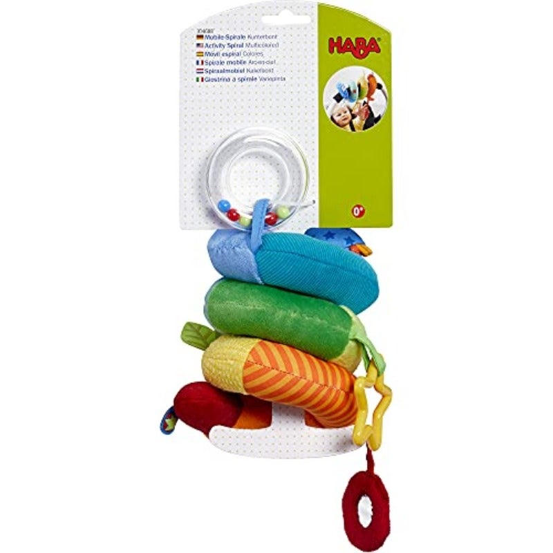Rainbow Activity Spiral Car Set and Stroller Toy - Image 4