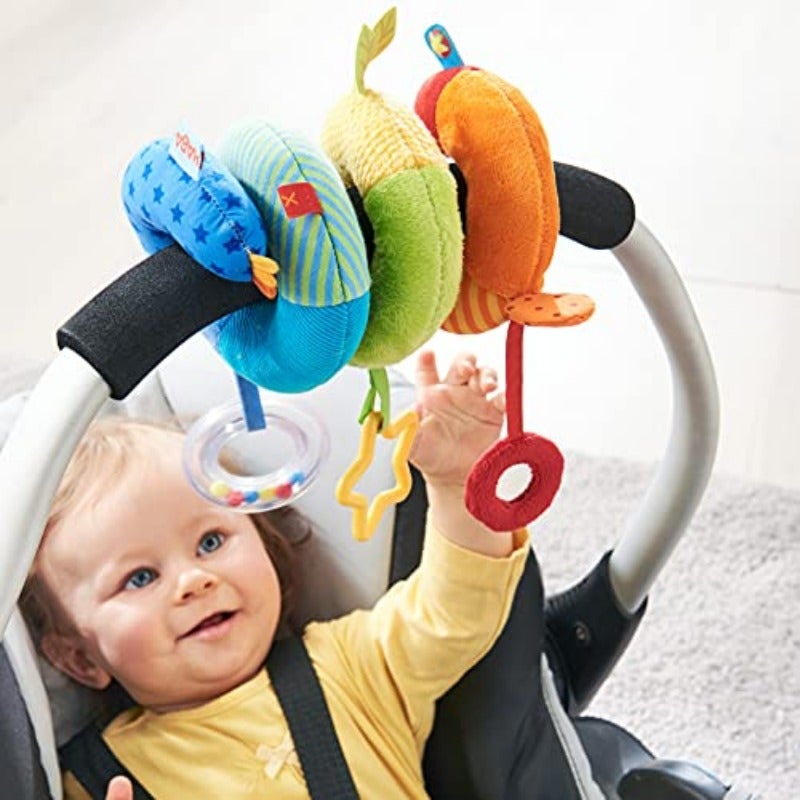 Rainbow Activity Spiral Car Set and Stroller Toy - Image 2
