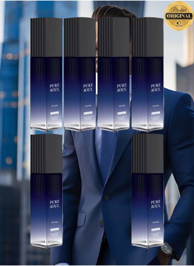 يو إف 6 قطع عطر بيور سول للرجال 100 مل  - Image 1