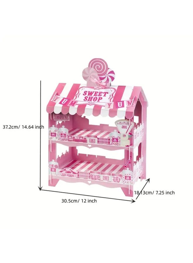 Disposable Cupcake Stand Tray 1 Pc For Birthday Wedding Tea Party Decor - Image 3