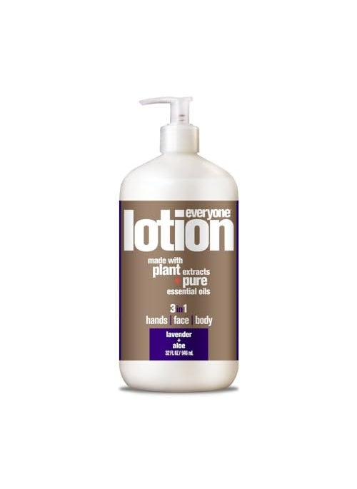 everyone for every body - Everyone Nourishing Hand and Body Lotion, 32 Ounce (Pack of 1), Lavender and Aloe, Plant-Based Lotion with Pure Essential Oils, Coconut Oil, Aloe Vera and Vitamin E - Image 1
