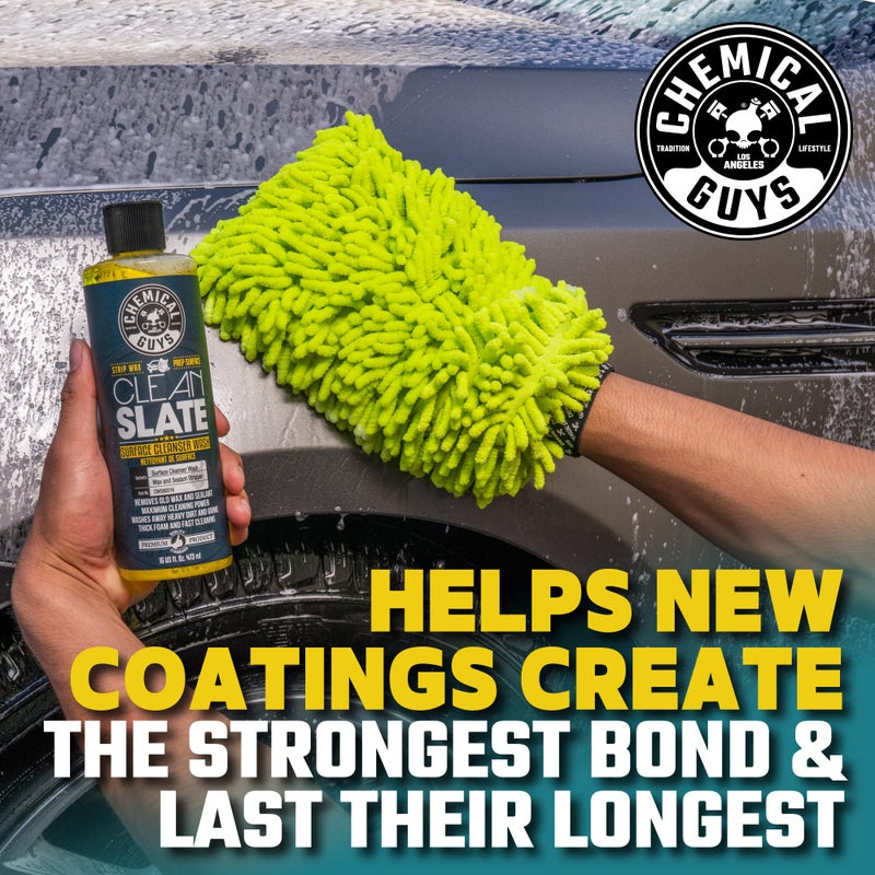 Chemical Guys CWS80316 Clean Slate Deep Surface Cleaning Car Wash Soap (Removes Old Car Waxes, Glazes & Sealants for Superior Surface Prep), 16 fl oz, Citrus Scent - Image 5