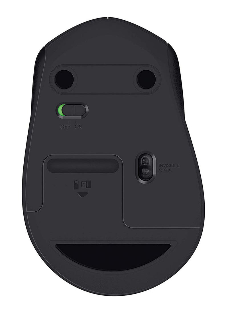 Logitech M330 Ergonomic Design Wireless Gaming Mouse Black - Image 2