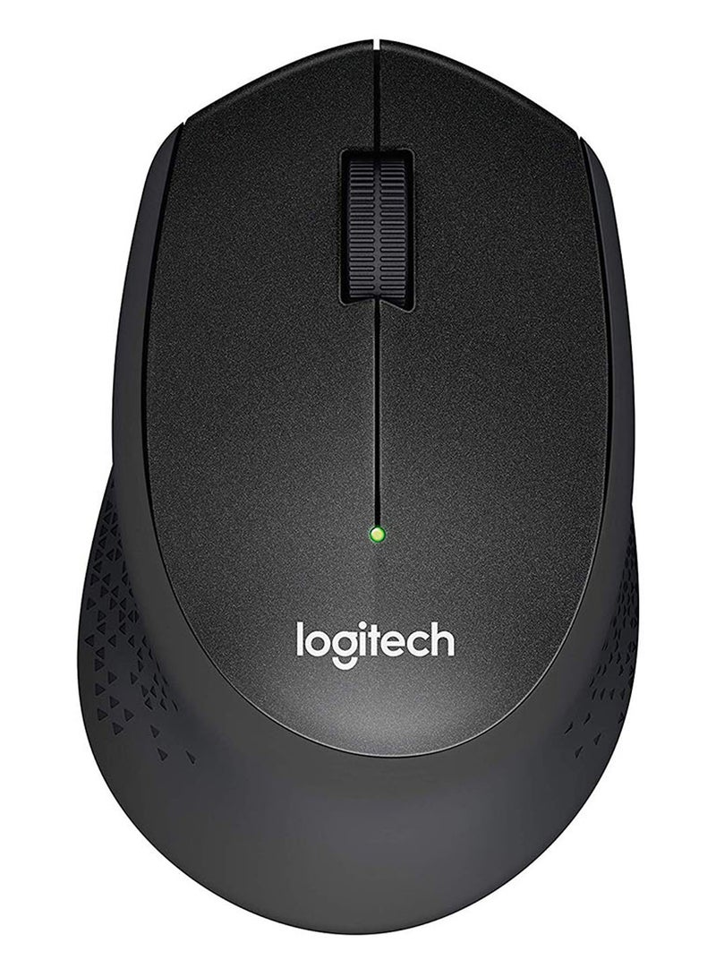 Logitech M330 Ergonomic Design Wireless Gaming Mouse Black - Image 1