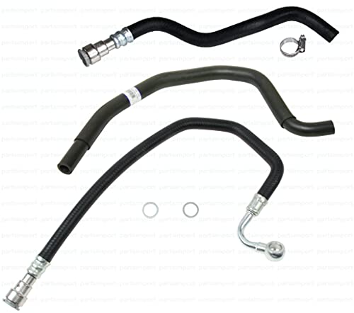 LAIPZ Power Steering Hose Kit (3 Hoses) for BMW E46 325i 325Ci 330i 330Ci (2001-2005) - Image 4